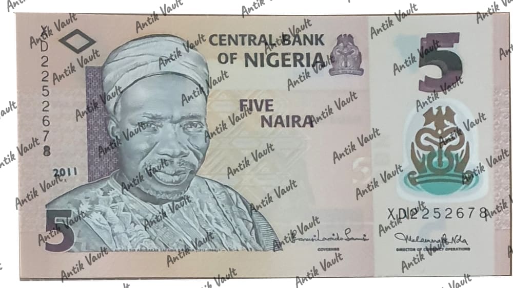Nigeria 5 Banknote — Photo 1