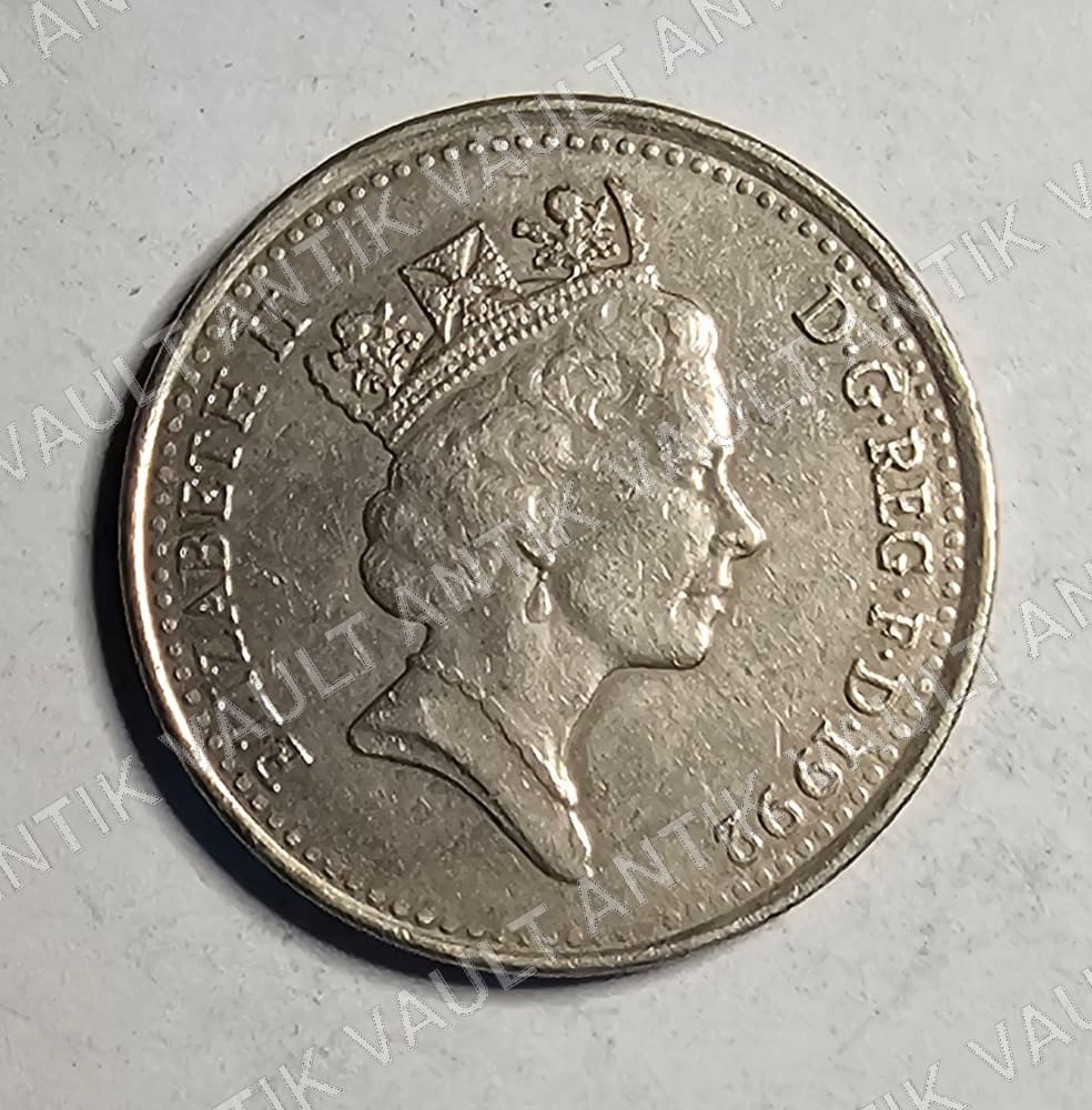 United Kingdom 10 Pence Coin — Obverse