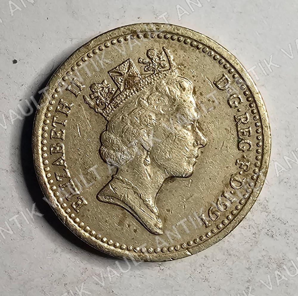 United Kingdom 1 Pound Coin — Obverse