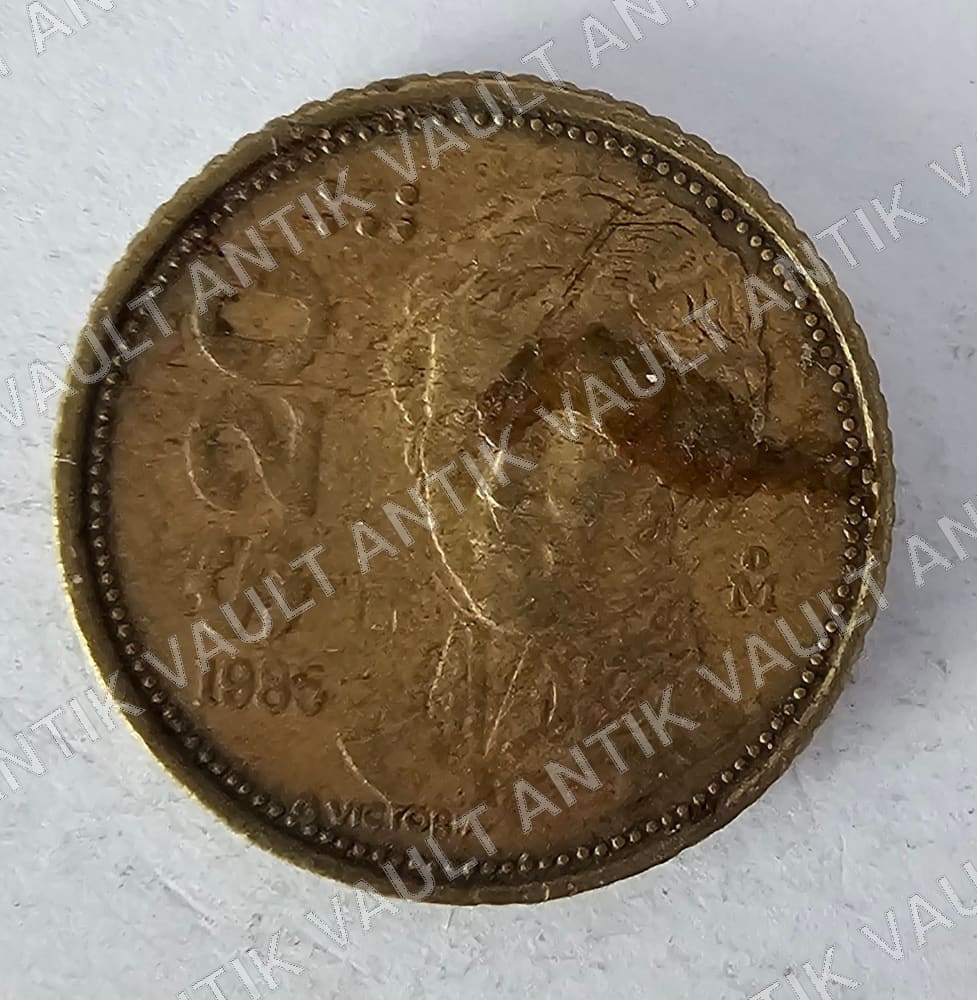 Mexico 20 Pesos Coin — Obverse