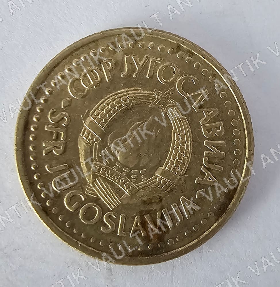 Yugoslavia (former) 1 Dinara Coin — Obverse